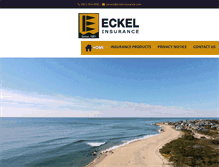 Tablet Screenshot of eckelinsurance.com
